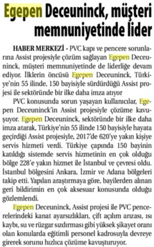 Ticaret Gazetesi - Ocak 2018