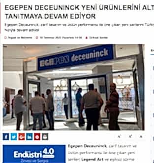 Egepen Yeni ürün tanıtımına devam ediyor-stendüstri.com