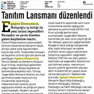 Egepen LegendArt'ı tanıttı-Muşkara Haber