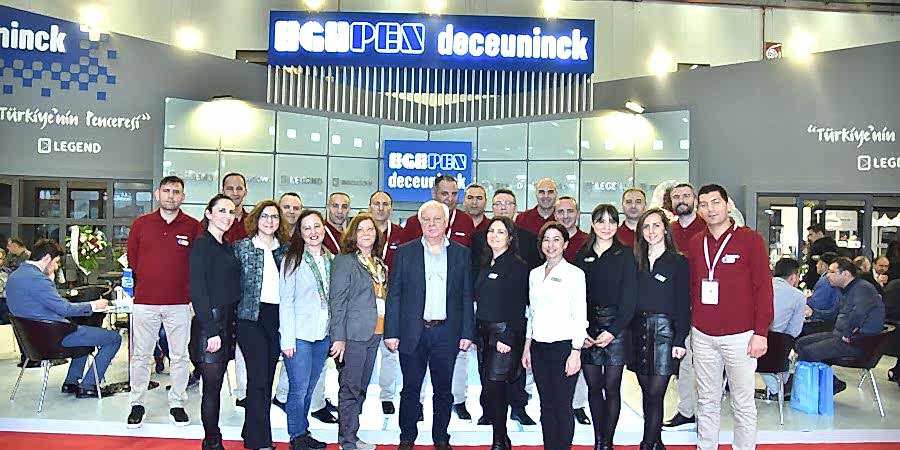 Avrasya Pencere Fuarı’nda Egepen Deceuninck Rüzgarı Esti